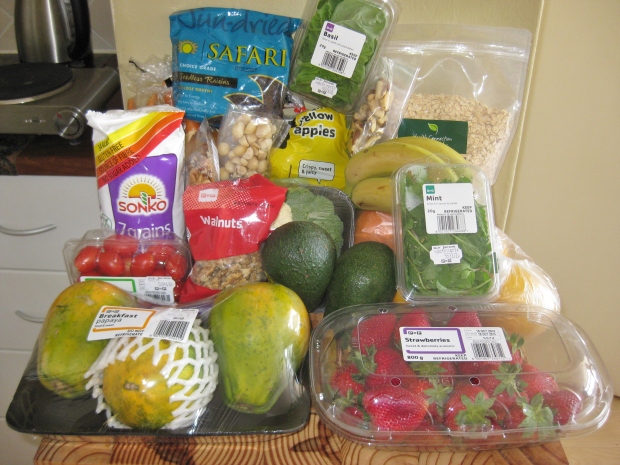 Healthy grocery shopping South Africa